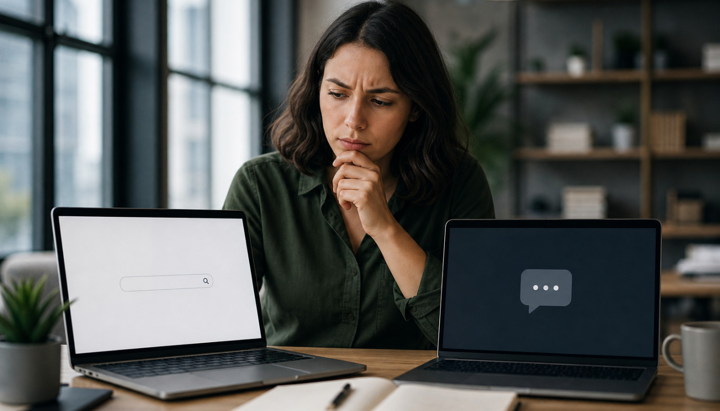 Analyse : pourquoi être visible sur Google et ChatGPT n’obéit pas aux mêmes règles ?